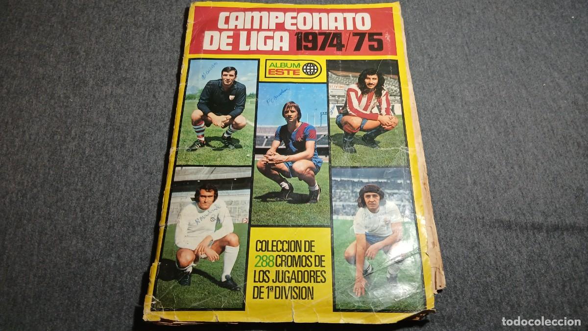 Coleccionismo deportivo: ALBUM ESTE CAMPEONATO DE LIGA 1974/75