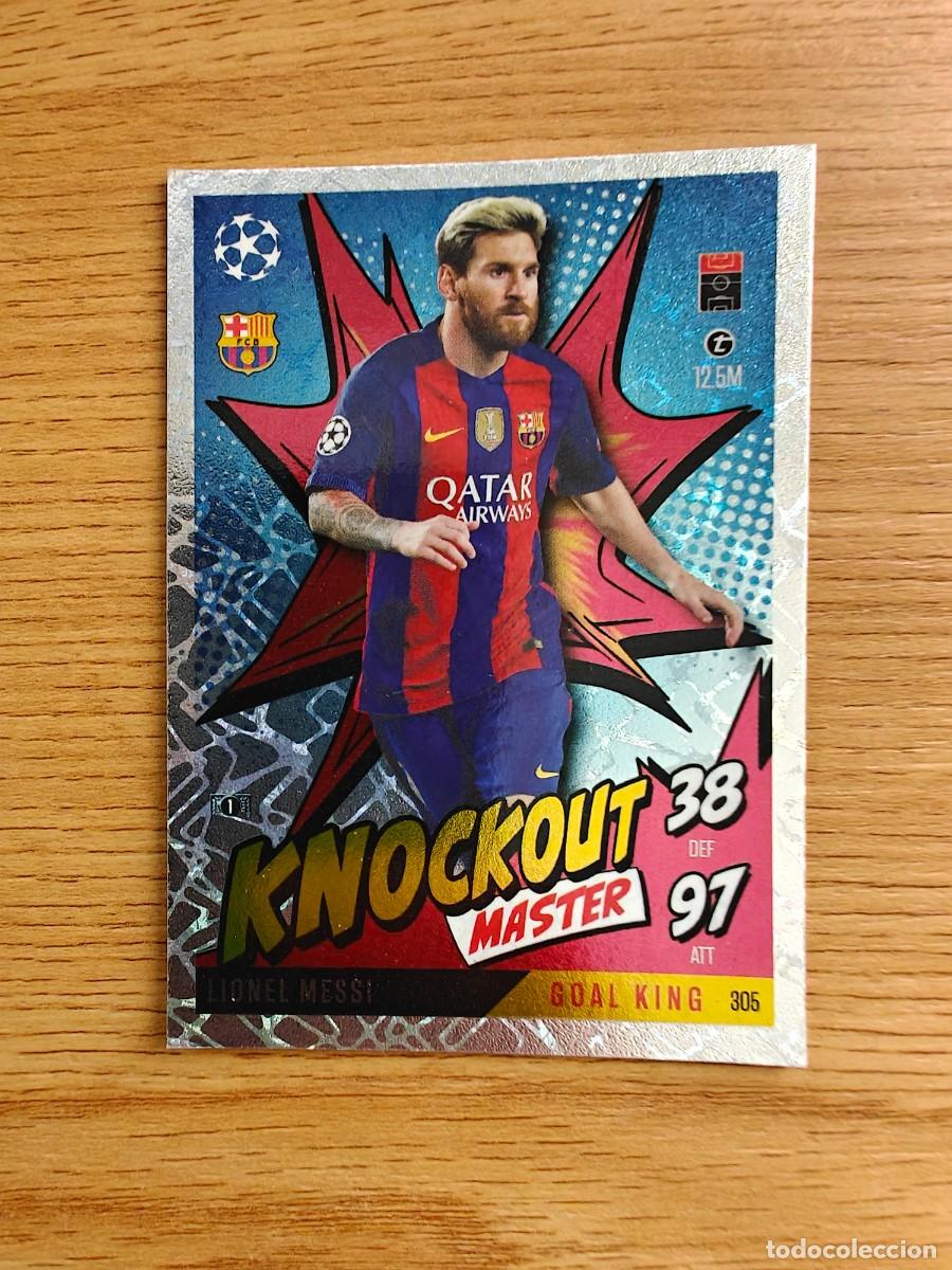 Coleccionismo deportivo: Lionel Messi 305 Match Attax EXTRA 24 25 FC Barcelona Knockout Masters Topps 2024 2025