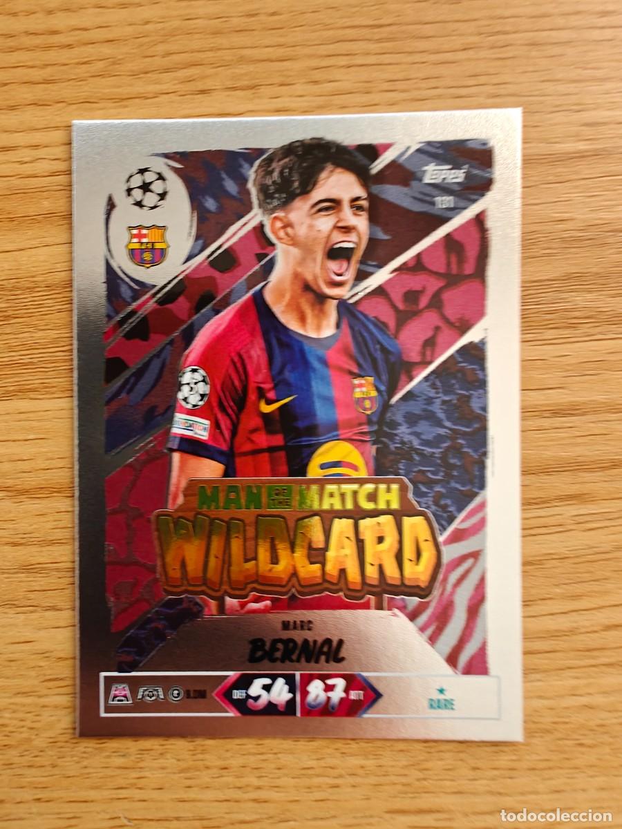 Coleccionismo deportivo: Marc Bernal 131 Match Attax 26 27 FC Barcelona MOTM Wildcard 2026 2027