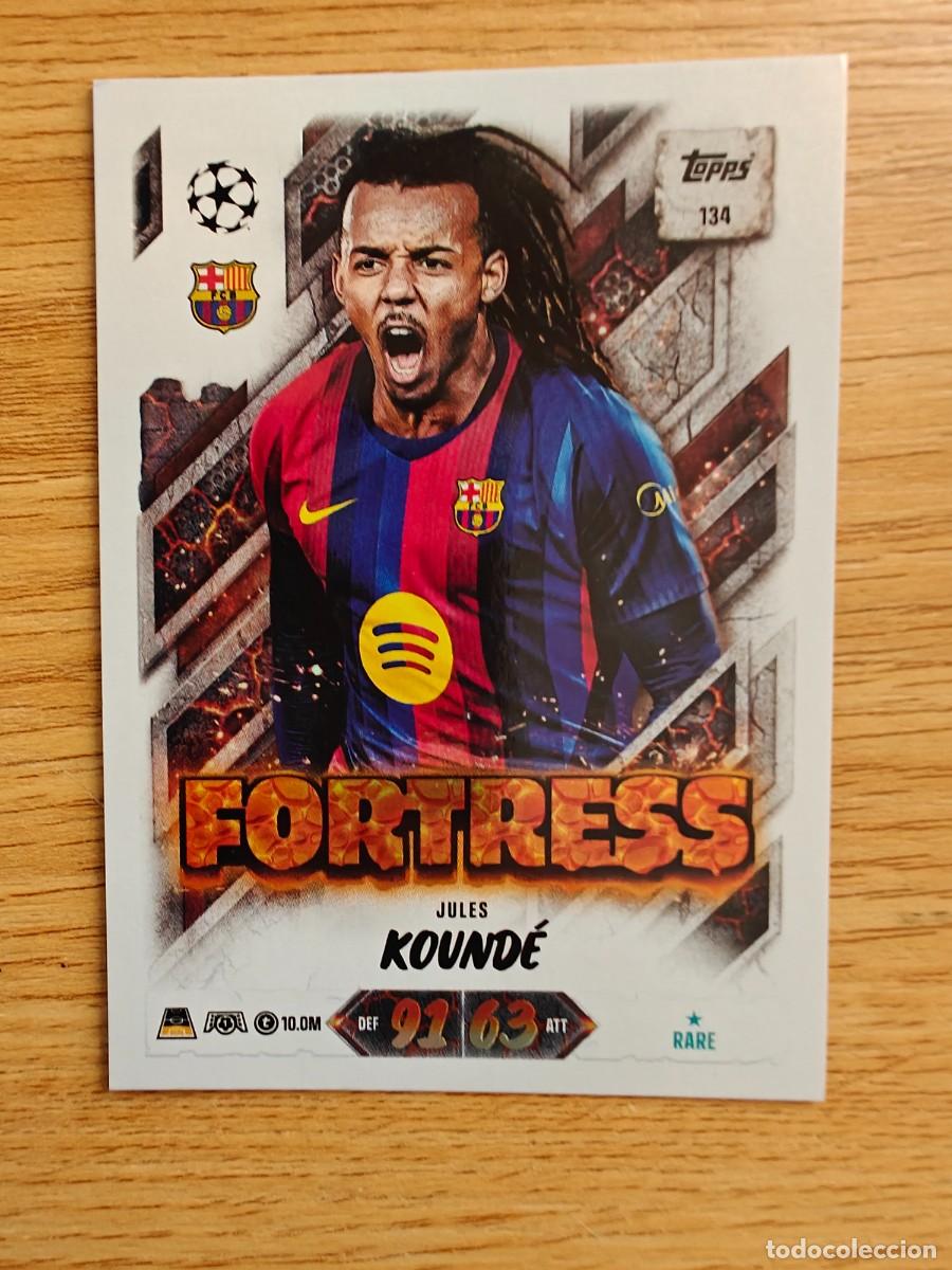 Coleccionismo deportivo: Jules Kound&eacute; 134 Match Attax 26 27 FC Barcelona Fortress 2026 2027