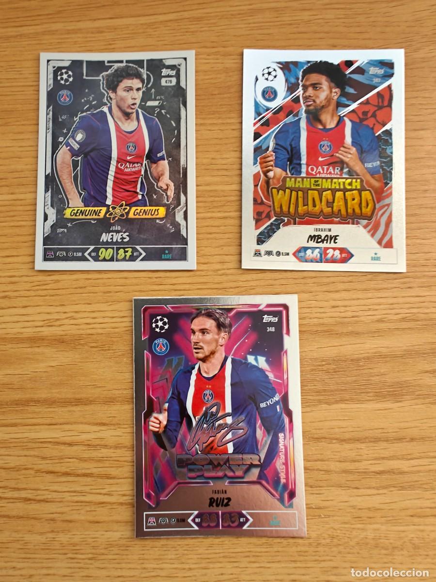 Coleccionismo deportivo: Lote 8 Cromos Match Attax 26 27 PSG 2026 2027
