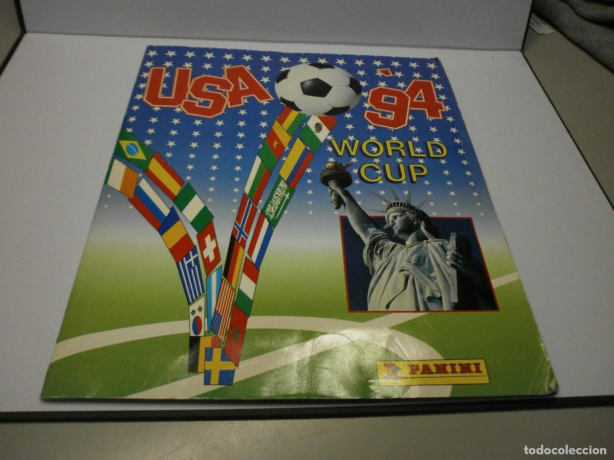 Coleccionismo deportivo: album casi completo usa 94 panini con maradona solo a falta de 8 cromos