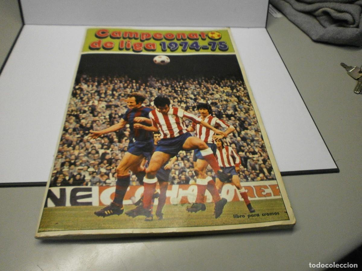 Coleccionismo deportivo: album fher disgra campeonato de liga 1974 75 con cruyff