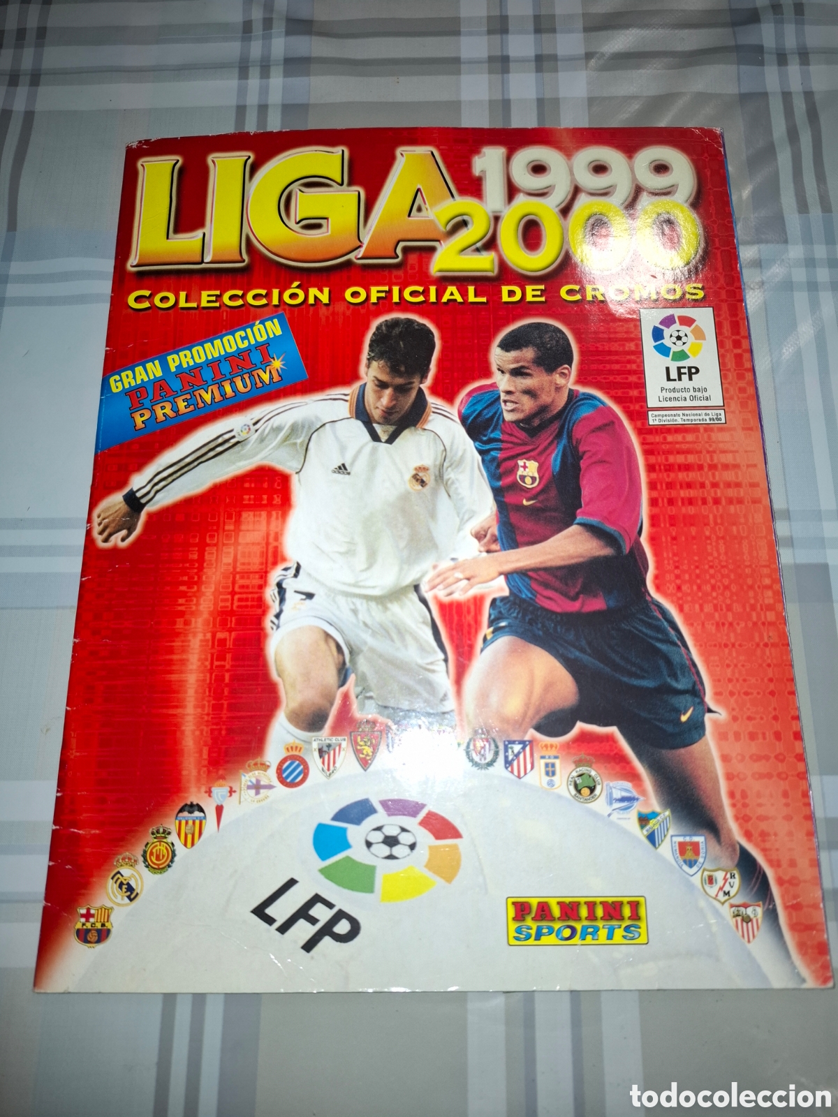 Coleccionismo deportivo: Liga 1999 2000 panini completo 1 cromo por casilla