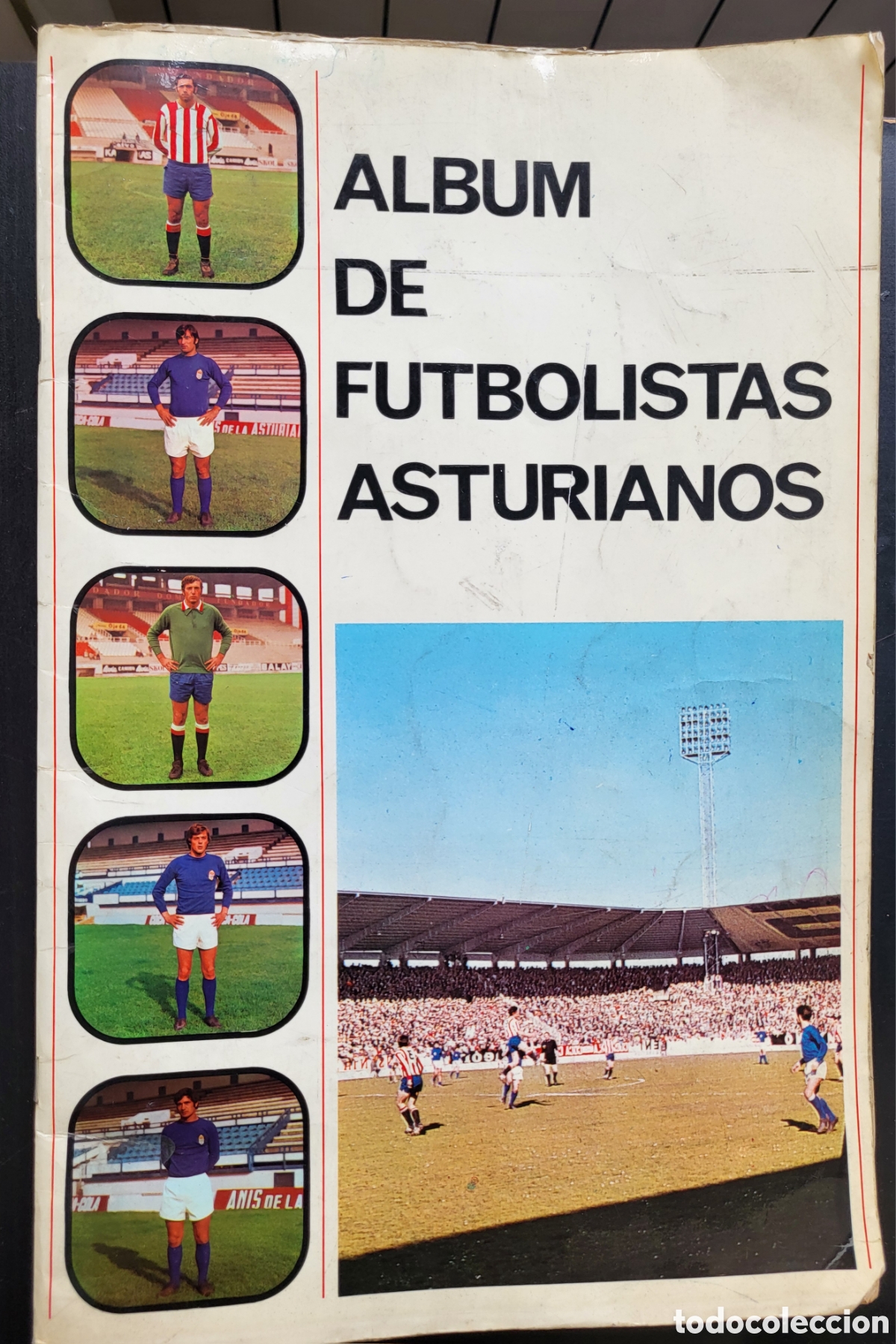 Coleccionismo deportivo: &Aacute;LBUM CROMOS / LAMINAS FUTBOLISTAS ASTURIANOS LIGA 1971-1972 ASTURIAS SEMANAL ORIGINAL