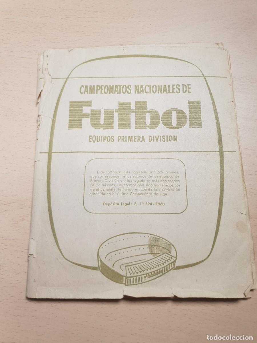 Coleccionismo deportivo: Album liga 1961 editorial ruiz romero faltan portada y contraportada