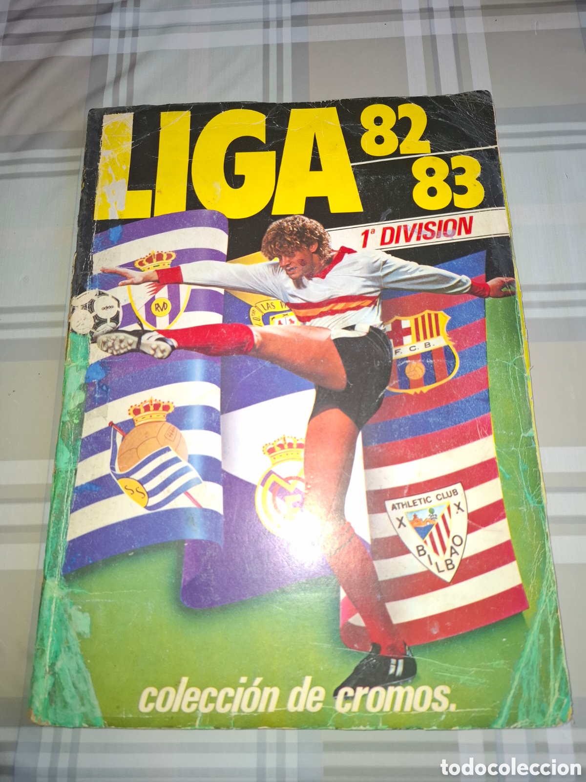 Coleccionismo deportivo: Liga 82 83 ediciones este un cromo en cada espacio y 74 sueltos
