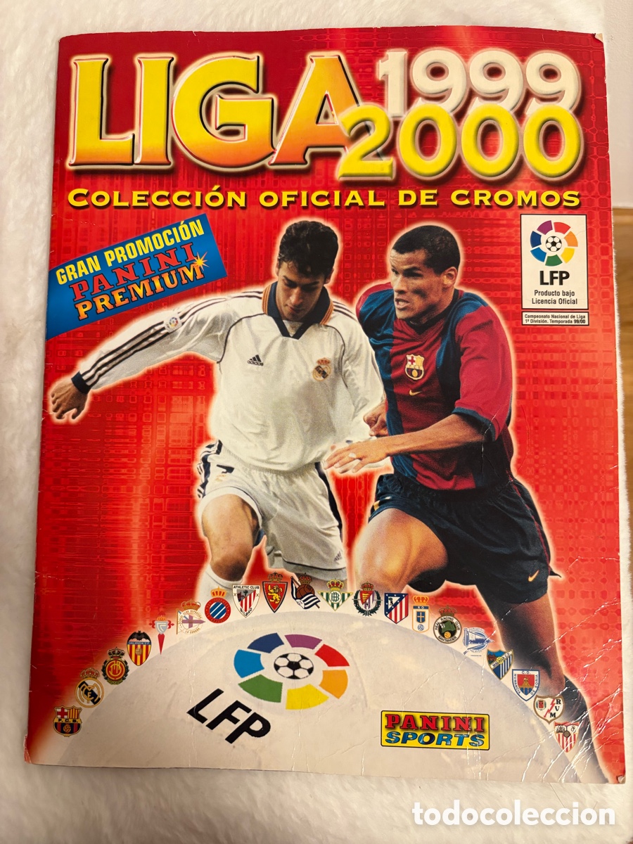 Collectionnisme sportif: &Aacute;lbum Liga 1999/2000 Panini - 188 Cromos (Con Xavi, Rivaldo , Seedorf, Ra&uacute;l...)