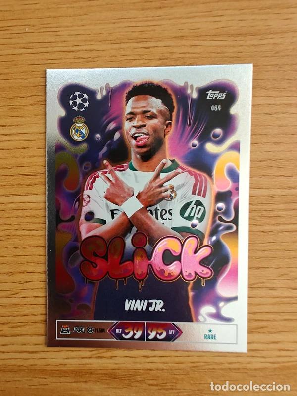 Coleccionismo deportivo: Vin&iacute;cius J&uacute;nior 464 Match Attax 26 27 Slick Real Madrid 2026 2027