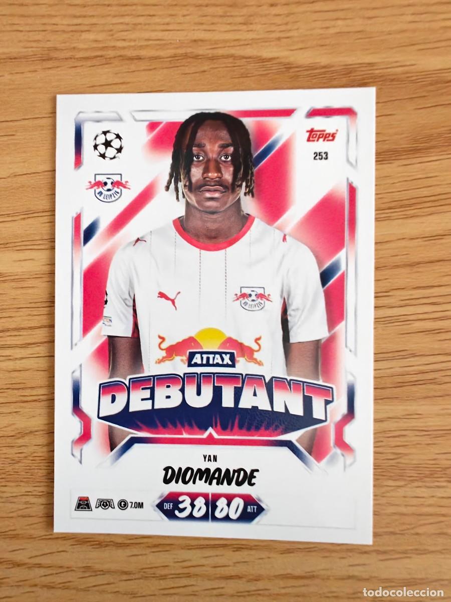 Coleccionismo deportivo: Yan Diomande 253 Match Attax 26 27 RB Leipzig Debutant Rookie 2026 2027
