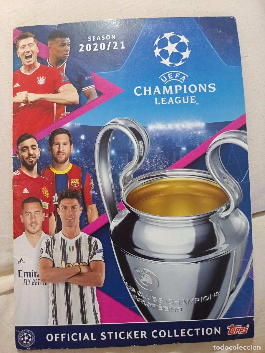 Coleccionismo deportivo: ALBUM TOPPS UEFA CHAMPION LEAGUE 2020/2021 SOLO FALTAN 10 CROMOS
