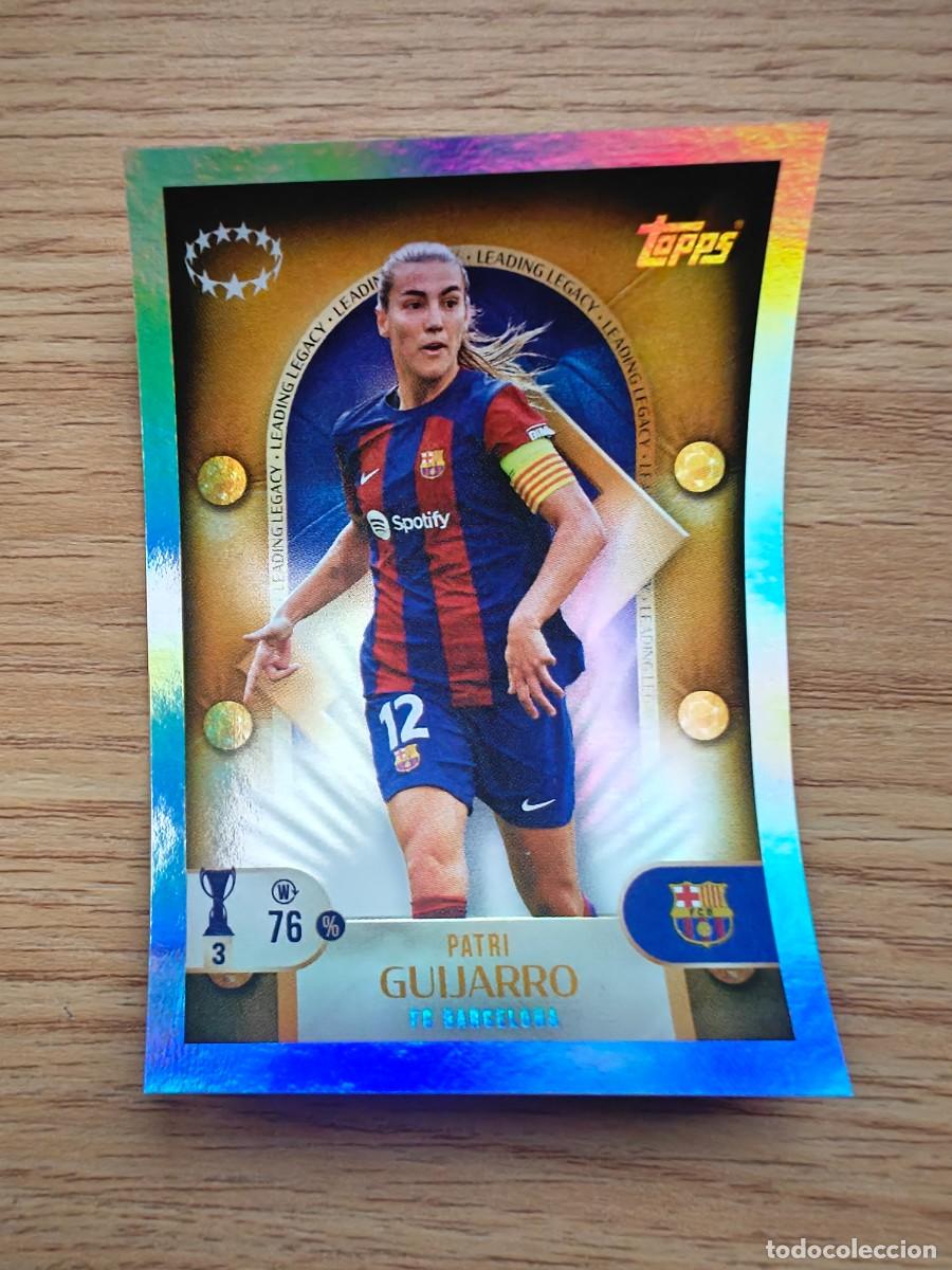 Coleccionismo deportivo: Patri Guijarro 277 Topps UEFA Champions League Sticker 25 26 Leading Legacy Barcelona 2025 2026