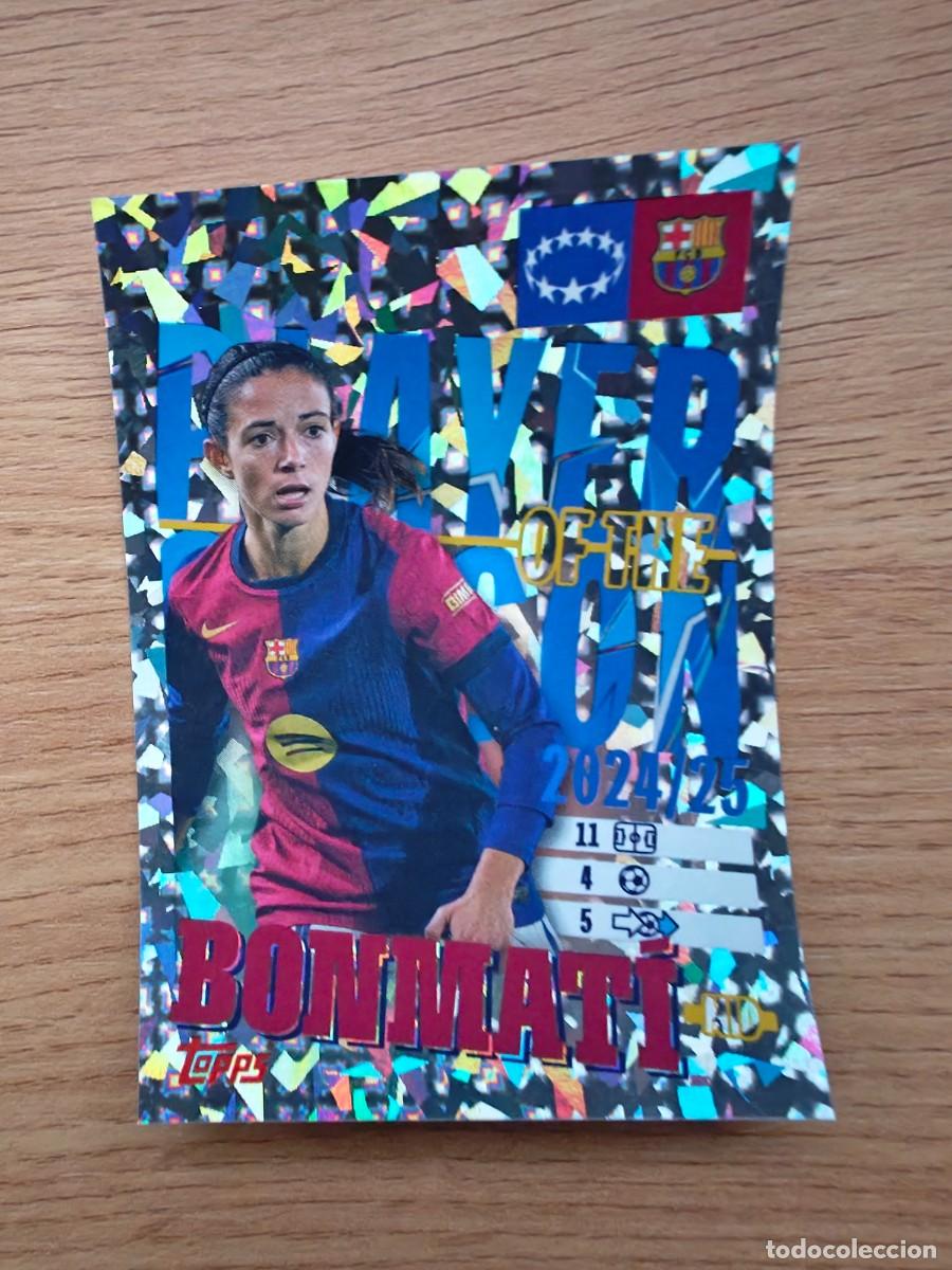 Coleccionismo deportivo: Aitana Bonmati 20 Topps UEFA Champions League Sticker 25 26 Team Season FC Barcelona 2025 2026