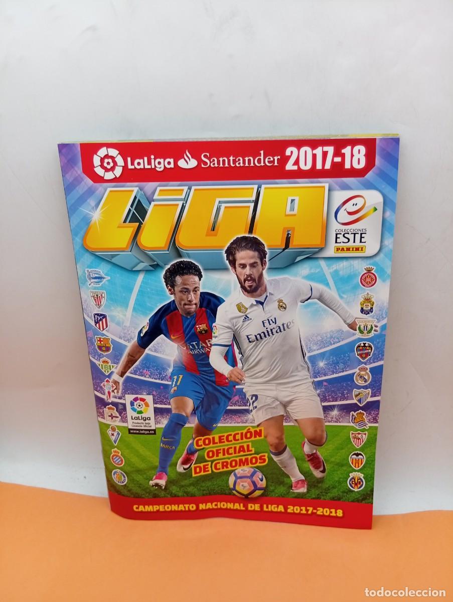 Coleccionismo deportivo: ALBUM DE FUTBOL. LIGA 2017-18. FALTAN 93 CROMOS. PANINI. VER FOTOS.