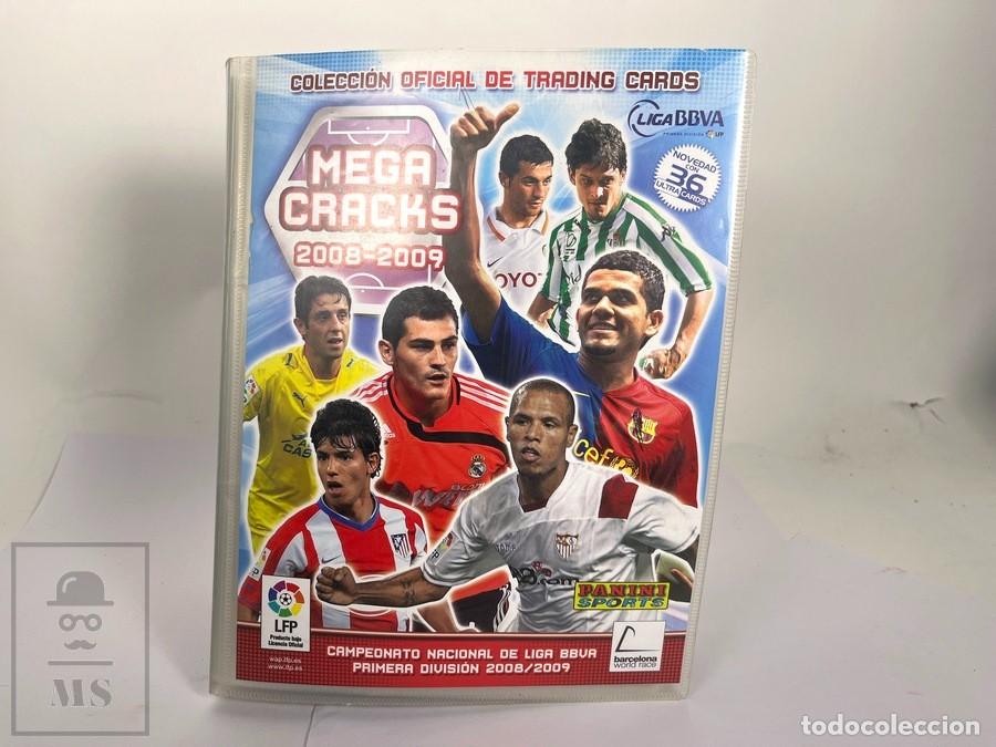 Coleccionismo deportivo: &Aacute;lbum de F&uacute;tbol - Mega Cracks Liga 2008-2009 - Panini - Faltan 5 Cromos/Cartas - Incluye Messi