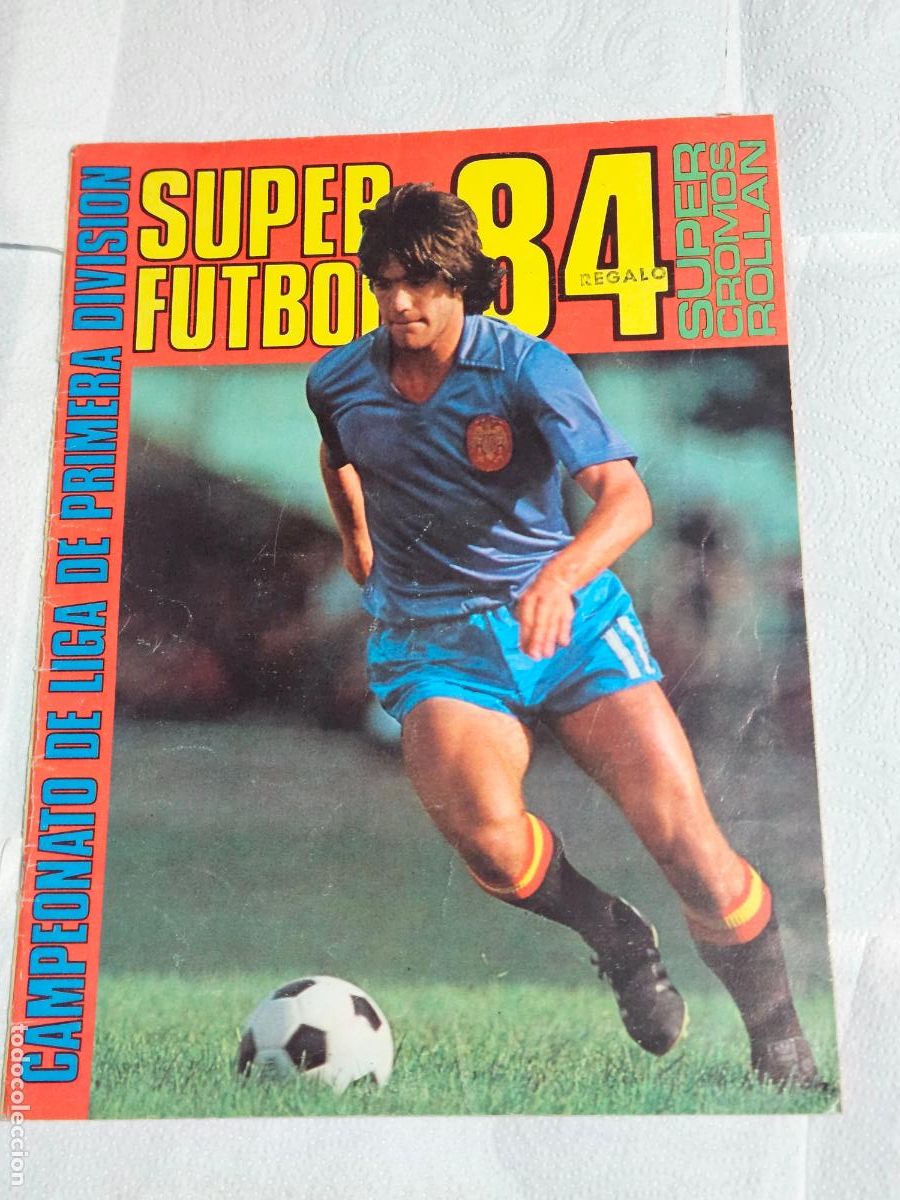 Collezionismo sportivo: ALBUM PLANCHA ( SOLO 3 CROMOS ) SUPER F&Uacute;TBOL ROLLAN 84 MARCOS ALONSO SELECCI&Oacute;N MARADONA