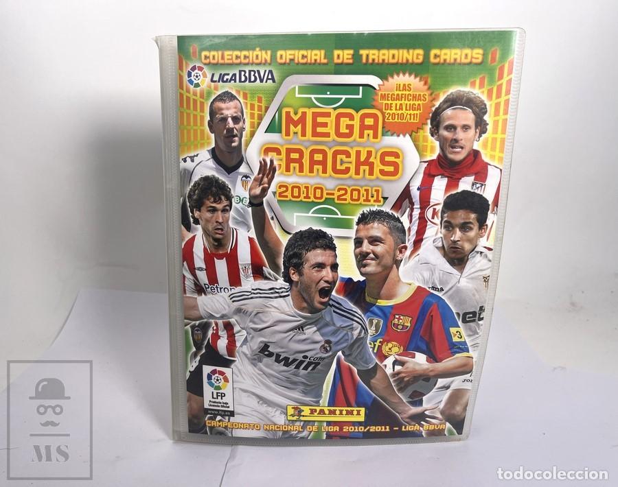 Coleccionismo deportivo: &Aacute;lbum de F&uacute;tbol - Mega Cracks Liga 2010-2011 - Panini - Incluye Messi