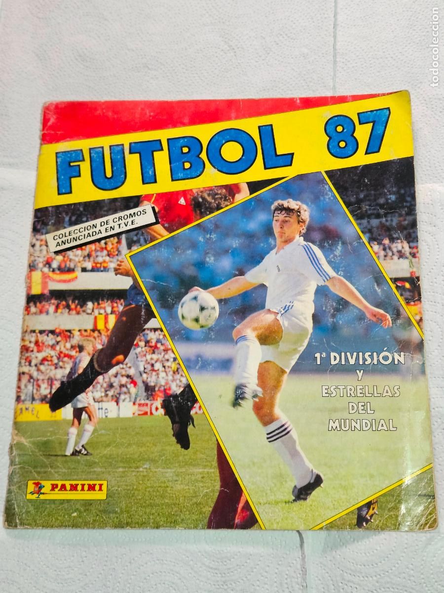 Coleccionismo deportivo: ALBUM PANINI FUTBOL 87 ESTRELLAS DEL MUNDIAL - PANINI ADHESIVOS - MARADONA - INCOMPLETO