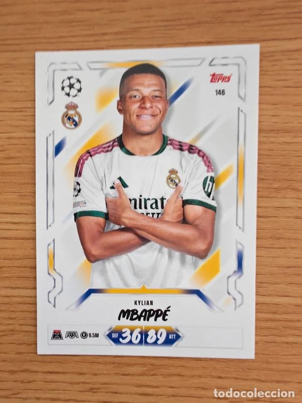 Coleccionismo deportivo: Kylian Mbapp&eacute; 146 Match Attax 26 27 Real Madrid 2026 2027