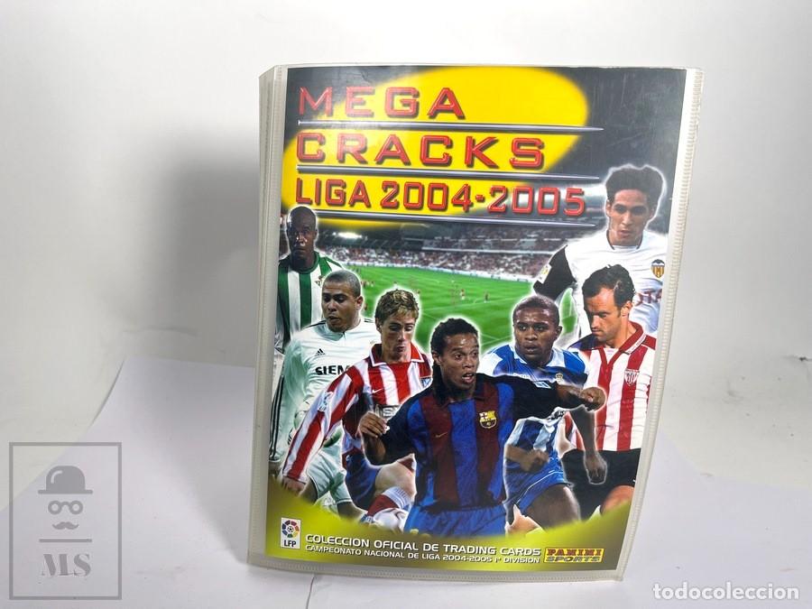 Coleccionismo deportivo: &Aacute;lbum de F&uacute;tbol Cartas - Mega Cracks Liga 2004-2005 - Panini - Trading Cards - Faltan 75