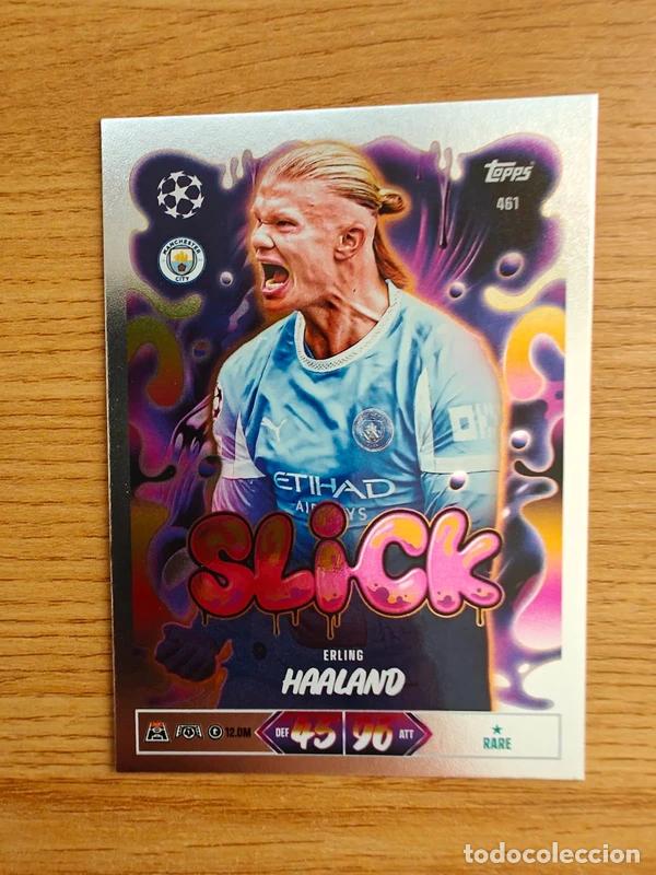 Coleccionismo deportivo: Erling Haaland 461 Match Attax 26 27 Slick Manchester City 2026 2027