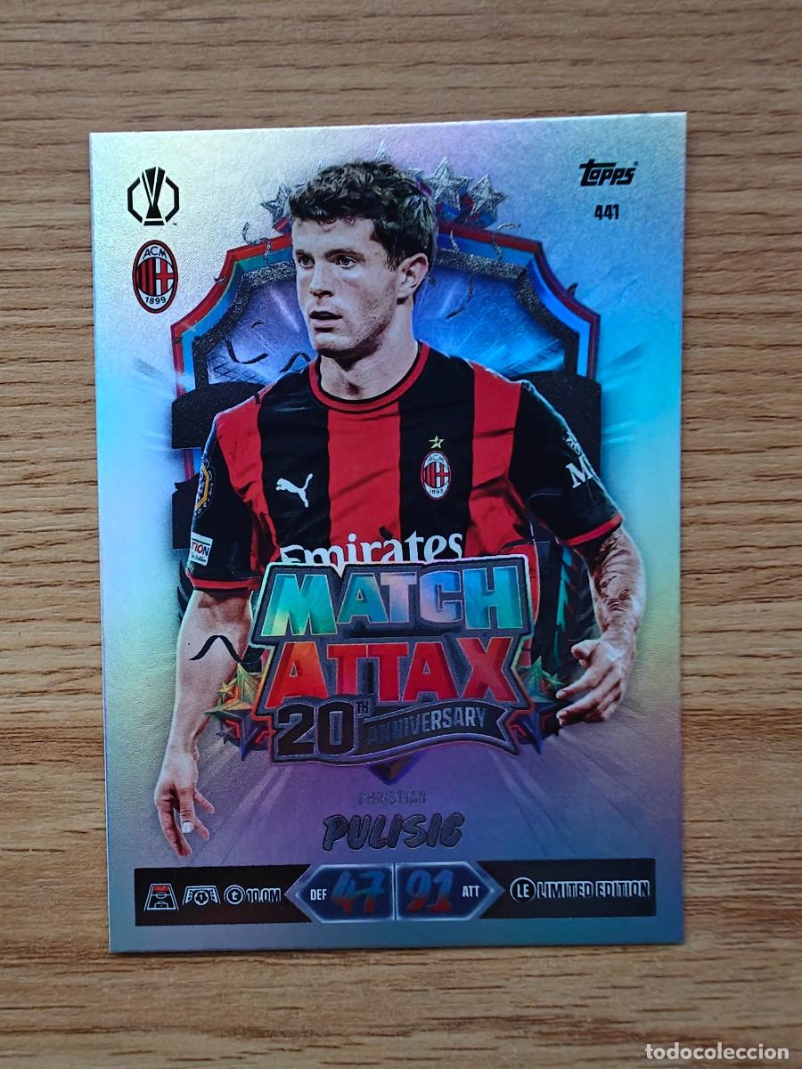 Coleccionismo deportivo: Christian Pulisic 434 Match Attax 26 27 Limited Edition AC Milan 2026 2027