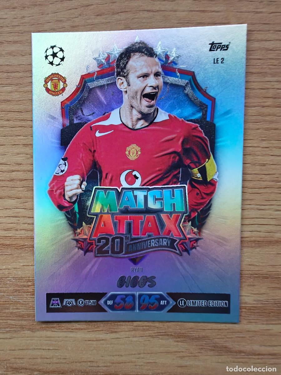 Coleccionismo deportivo: Ryan Giggs LE 2 Match Attax 26 27 Limited Edition Manchester United 2026 2027