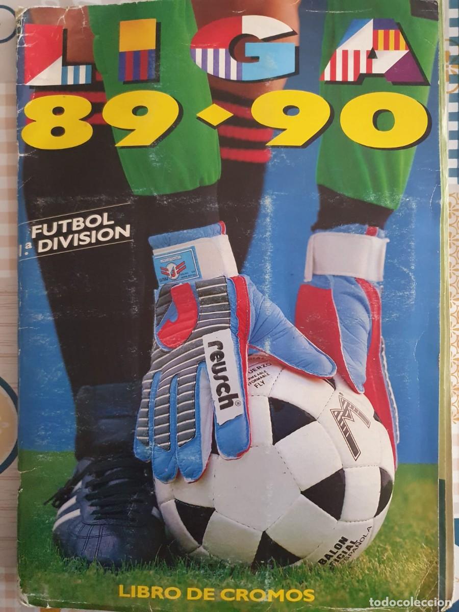 Coleccionismo deportivo: ALBUM LIGA ESTE 1989 1990 CON 410 / 441 MUY COMPLETO