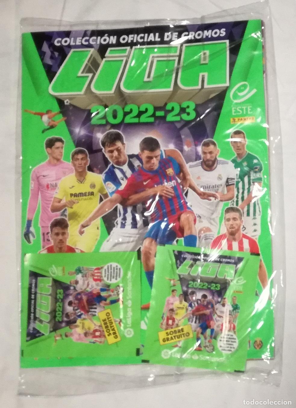 Coleccionismo deportivo: Album de futbol Liga 2022-23, ESTE - Nuevo, precintado y con 2 sobres