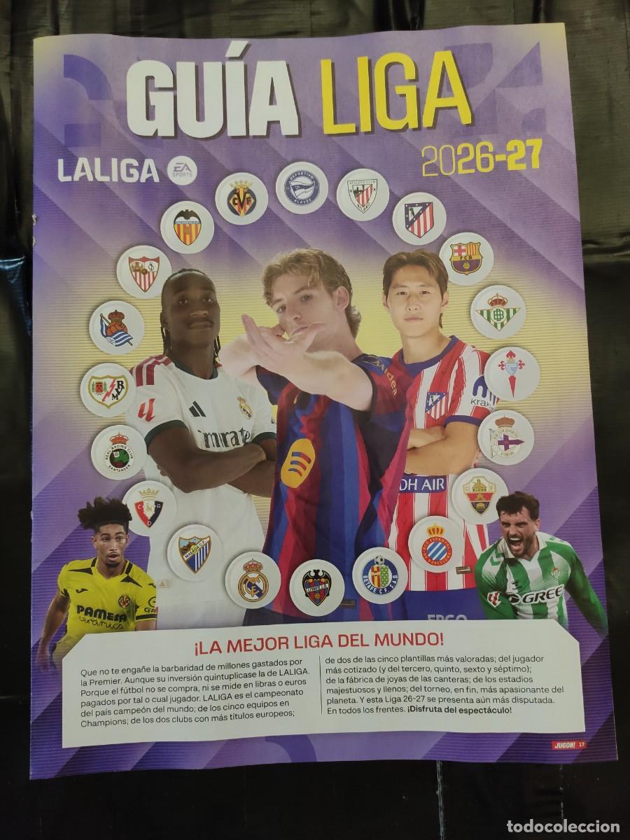 Coleccionismo deportivo: Gu&iacute;a Liga 2026-2027 Jug&oacute;n Panini