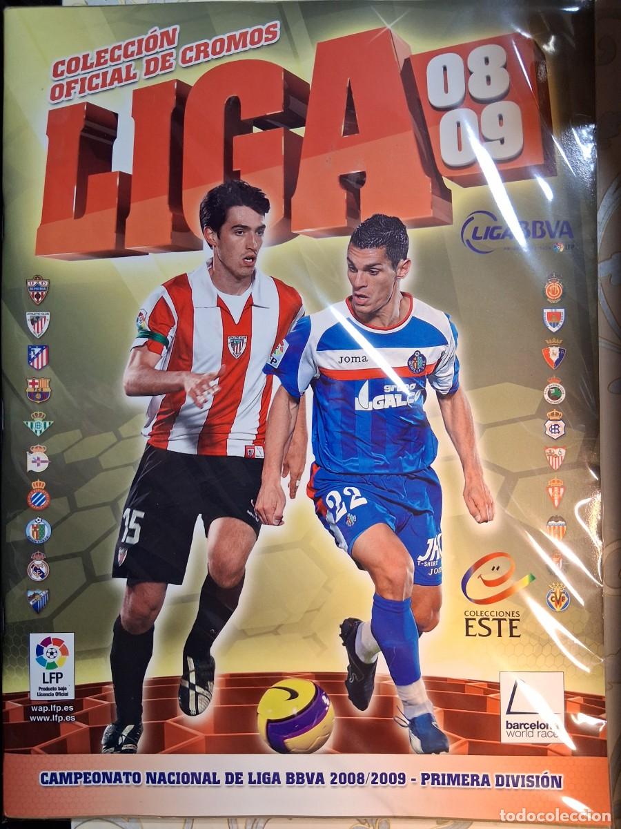 Coleccionismo deportivo: &Aacute;LBUM LA LIGA BBVA 08-09. VAC&Iacute;O.