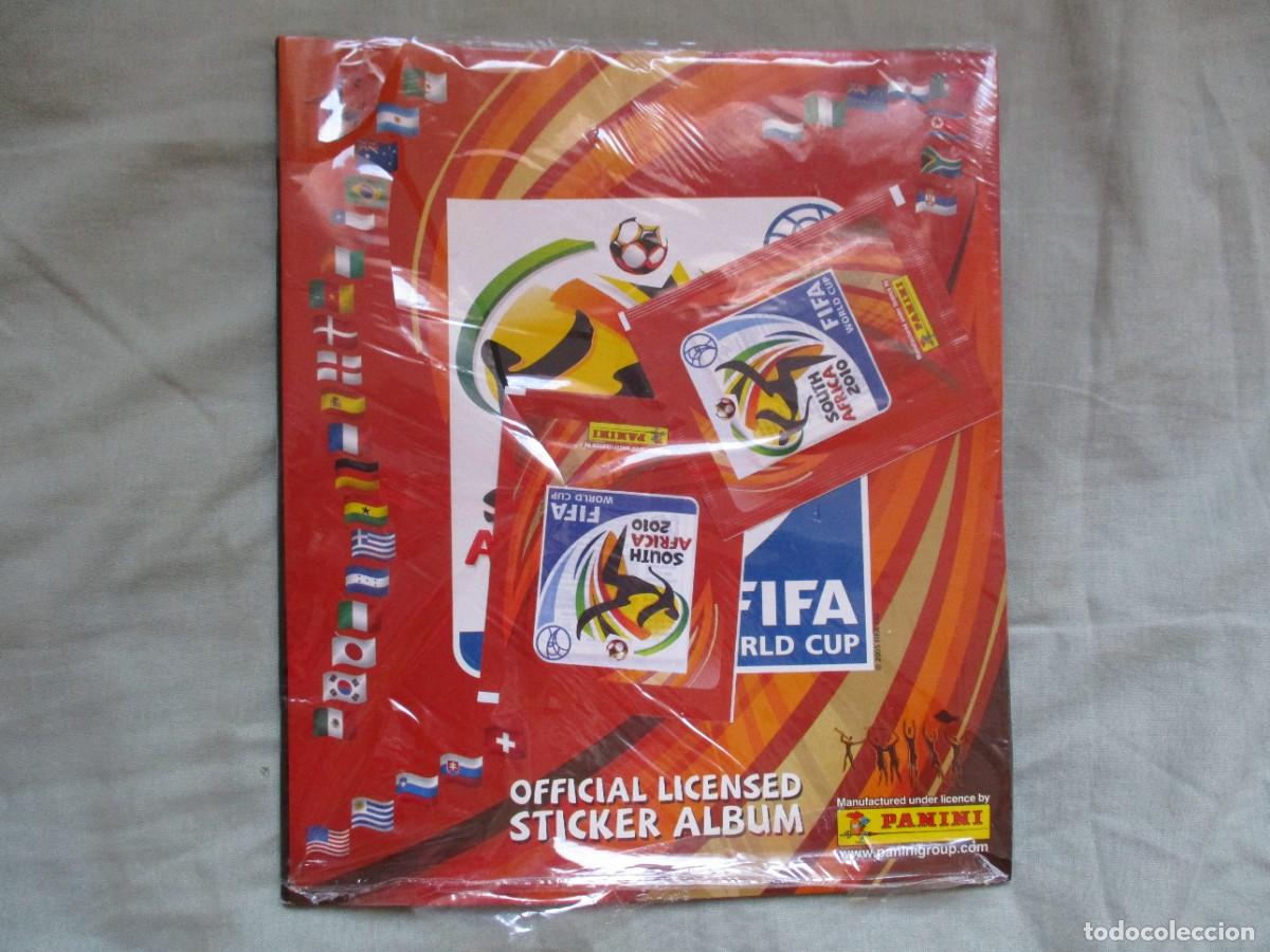 Coleccionismo deportivo: ALBUM VACIO PANINI SOUTH AFRICA SUDAFRICA 2010 MAS 2 SOBRES CROMOS EN SU PLASTICO