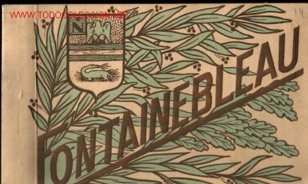 Colecionismo Cadernetas: &Aacute;lbum de18 laminas .. arte frances .. FONTAINEBLEAU a&ntilde;os 20+/-