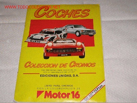 Coleccionismo &aacute;lbumes: Album Coches - Foto 1