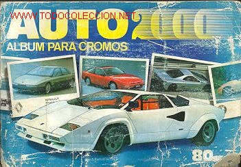 Collectable Incomplete Albums: AUTO 2.000 -  ALBUM DE CROMOS