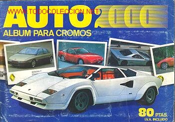 Collectable Incomplete Albums: ALBUM DE AUTO 2.000