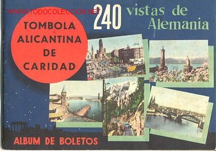 Collezionismo Album: ALBUM DE TOMBOLA ALICANTINA DE CARIDAD
