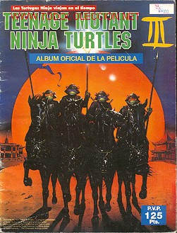 Collectable Incomplete Albums: ALBUM PELICULA TORTUGAS NINJA