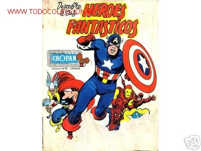 Collectable Incomplete Albums: DESCUBRE A TUS HEROES FAVORITOS DE CROPAN