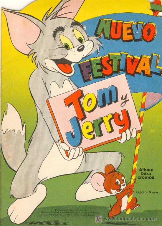 Collectable Incomplete Albums: (AL-261)ALBUM CROMOS NUEVO FESTIVAL TOM Y JERRY A&Ntilde;O 1960