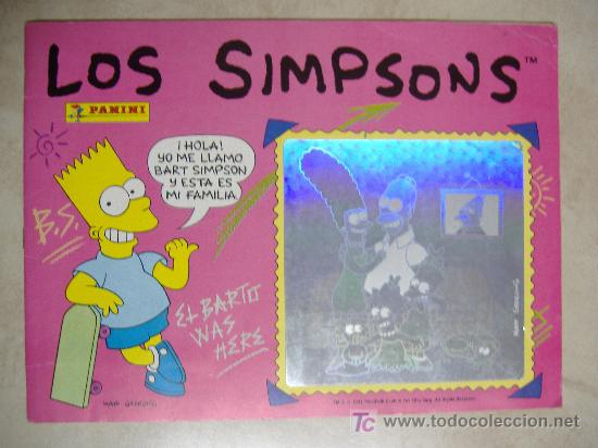Coleccionismo &aacute;lbumes: album incompleto - los simpsons - Foto 1