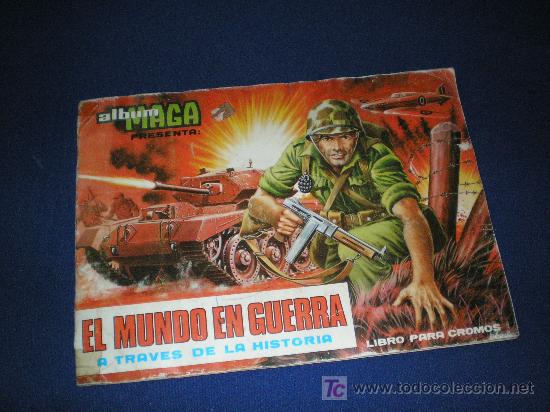 Collezionismo Album: ALBUM  DE CROMOS - EL MUNDO EN GUERRA - MAGA 1979 - FALTAN 135 CROMOS SOBRE 270
