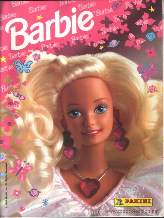 Collectable Incomplete Albums: &Aacute;lbum de cromos Barbie mi maravilloso mundo. By Panini, a&ntilde;o 1993, incompleto, con 82 cromos pegados.