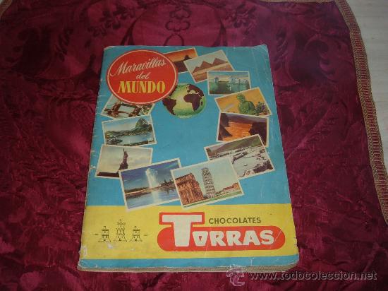 Collectionnisme Albums: maravillas del mundo coleccion de 250 cromos,dibujos miguel conde,obsequio chocolates torras ba&ntilde;olas