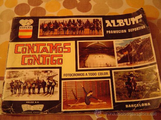 Collectionnisme Albums: album cromos  contamos contigo