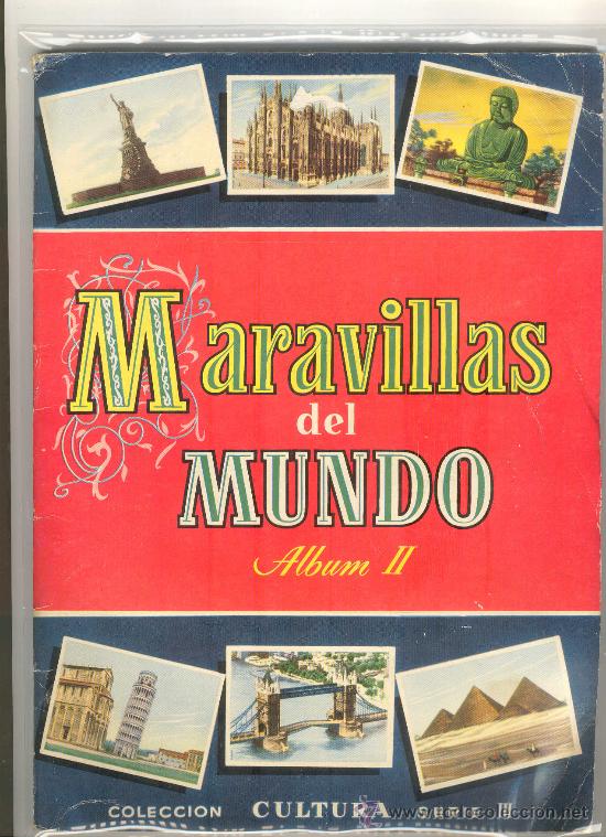Coleccionismo &Aacute;lbumes: (AL-915)ALBUM DE CROMOS MARAVILLAS DEL MUNDO N&ordm;II A&Ntilde;OS 50