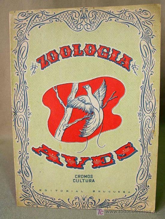 Collectable Incomplete Albums: ALBUM INCOMPLETO, ZOOLOGIA, AVES, CROMOS CULTURA, EDITORIAL BRUGUERA 1940s