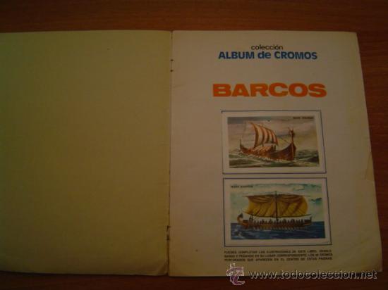 Coleccionismo &aacute;lbumes: ALBUM DE CROMOS DE BARCOS COMPLETO - Foto 2