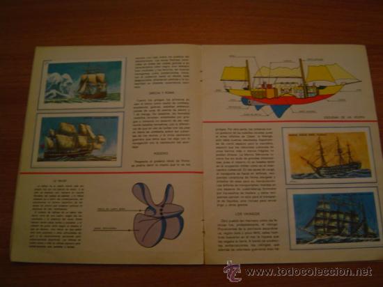 Coleccionismo &aacute;lbumes: ALBUM DE CROMOS DE BARCOS COMPLETO - Foto 4