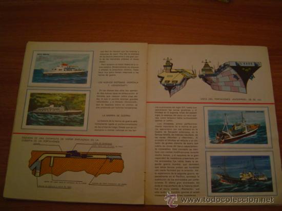 Coleccionismo &aacute;lbumes: ALBUM DE CROMOS DE BARCOS COMPLETO - Foto 7